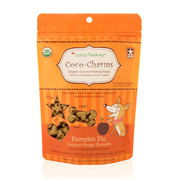 Cocotherapy Coco-Charms Organic Coconut Training Treats - Pumpkin Pie